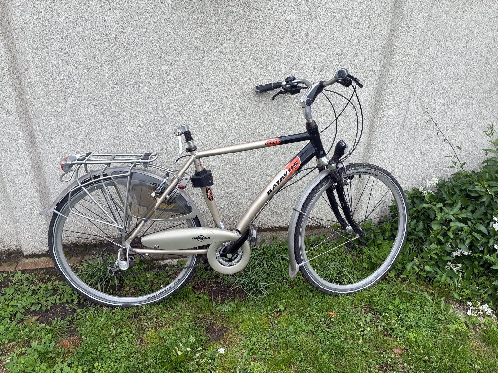 Stadsfiets heren, Fietsen en Brommers, Ophalen, Gebruikt, Batavus