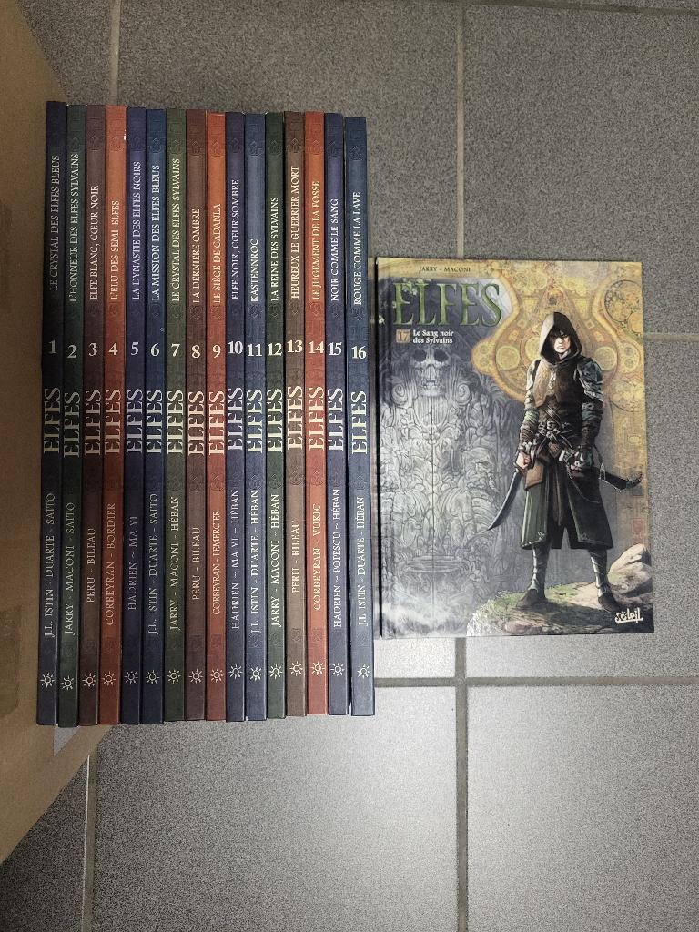 Elfes : Collection de 1 à 17 ., Complete serie of reeks, Ophalen, Zo goed als nieuw