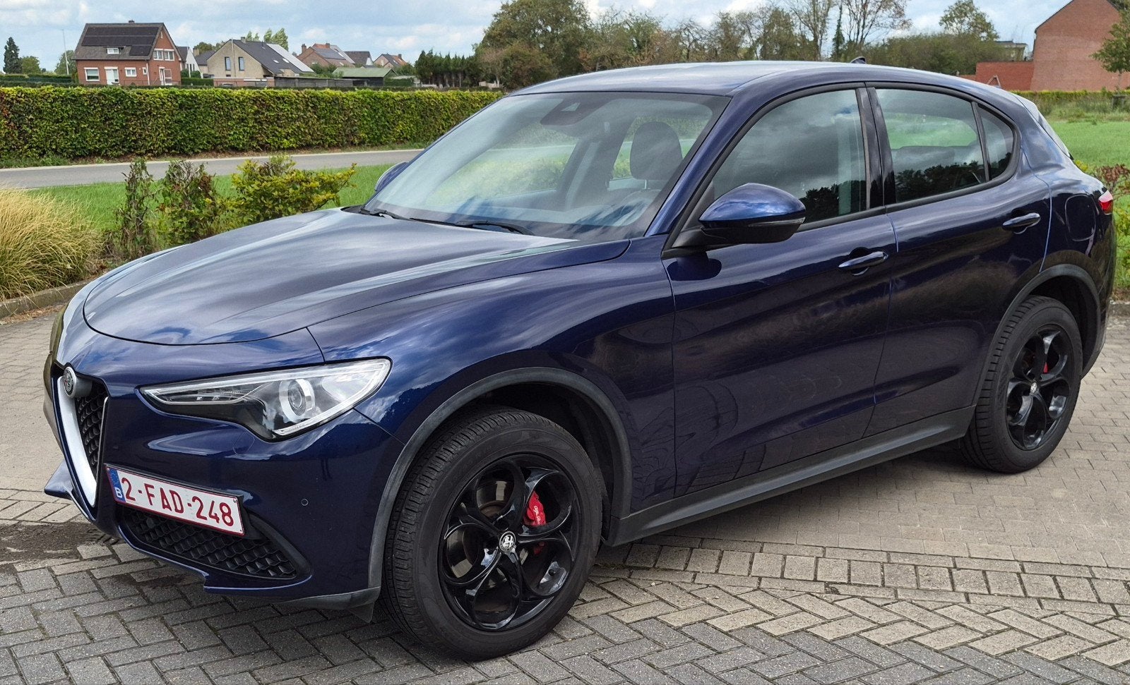 Alfa Romeo Stelvio 2.0 Turbo 2020 - stijlvolle en sportieve, Auto's, Alfa Romeo, Blauw, Particulier, Blauw, Stelvio