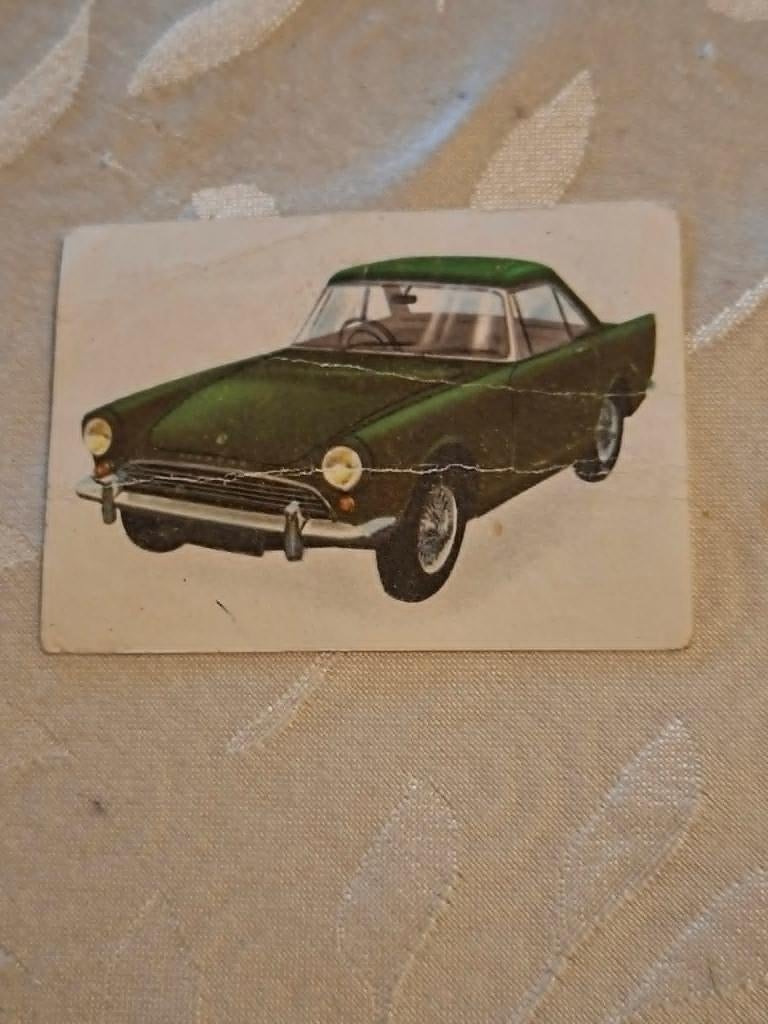 Prentje/Chromo : Sunbeam Alpine / Chocolade Jacques, Enlèvement ou Envoi, Gravure, Utilisé, Autres sujets/thèmes