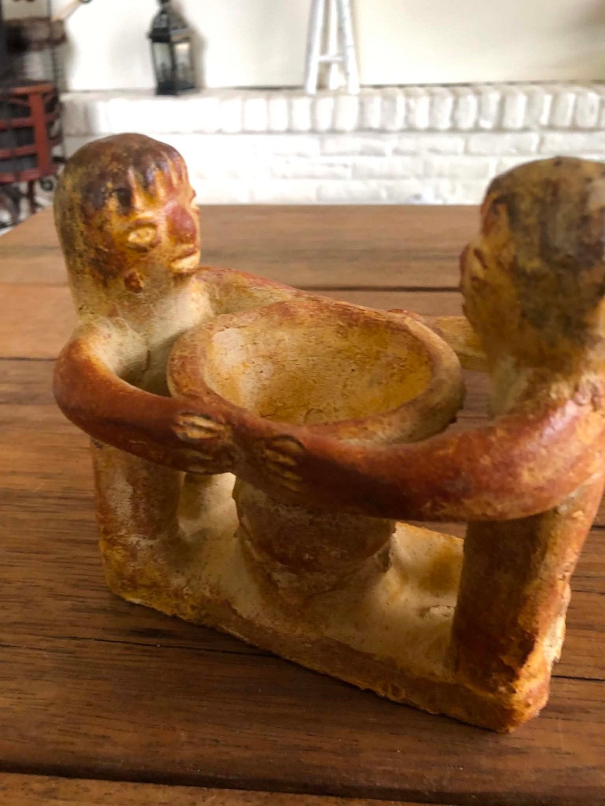 Mexicaanse terracotta, Huis en Inrichting, Woonaccessoires | Boeddhabeelden, Ophalen of Verzenden, Zo goed als nieuw