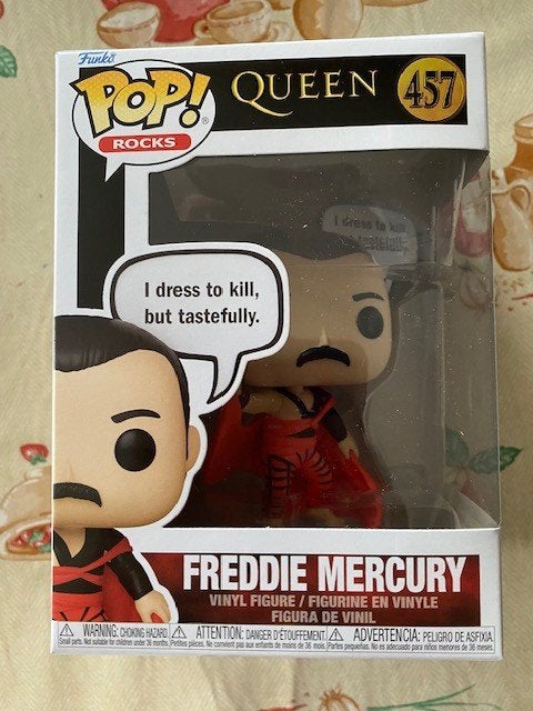 Funko Pop Rocks Queen 457 - Freddie Mercury, Enlèvement, Neuf