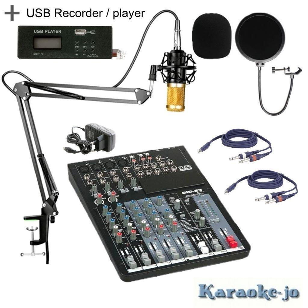 Home Studio Set voor Stream, Zang, Vlog, met record DAP-REC, Muziek en Instrumenten, Microfoons, Nieuw, Overige typen, Ophalen of Verzenden