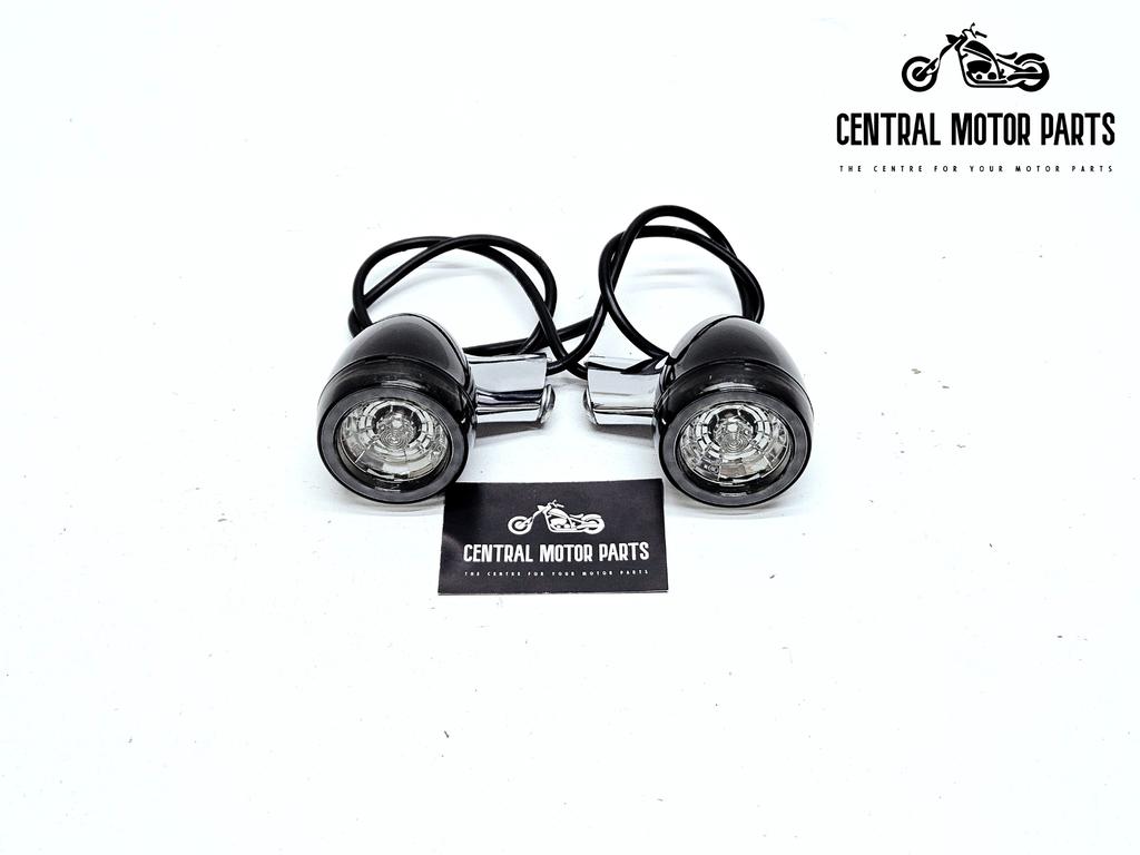Zwarte 3 in 1 LED knipperlichten achter, Motoren, Onderdelen | Harley-Davidson, Ophalen of Verzenden, Gebruikt