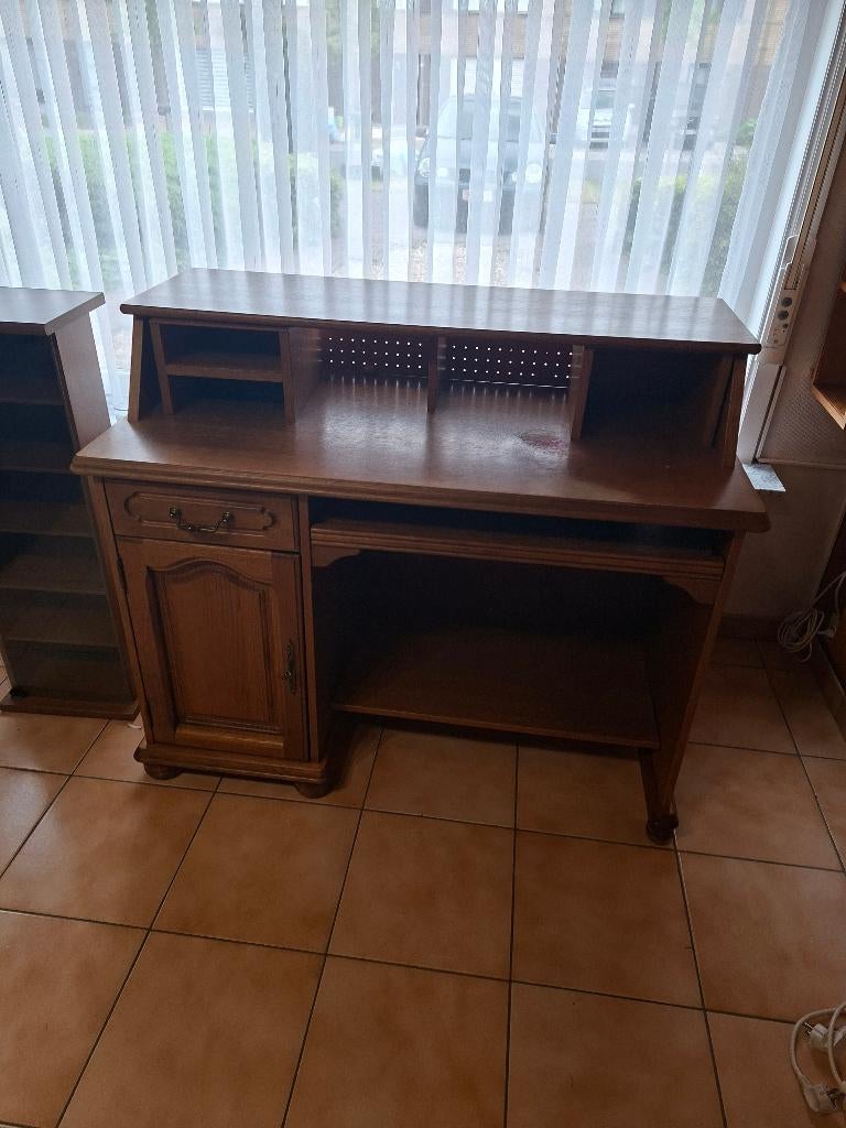 Bureau, Classique, Avec tiroirs, Bois, Secrétaire