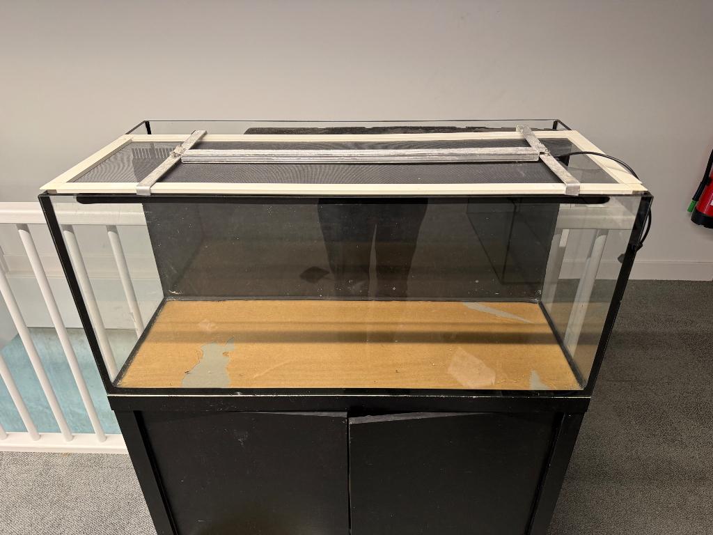 Zeeaquarium met techniek, Dieren en Toebehoren, Ophalen, Gebruikt, Leeg aquarium