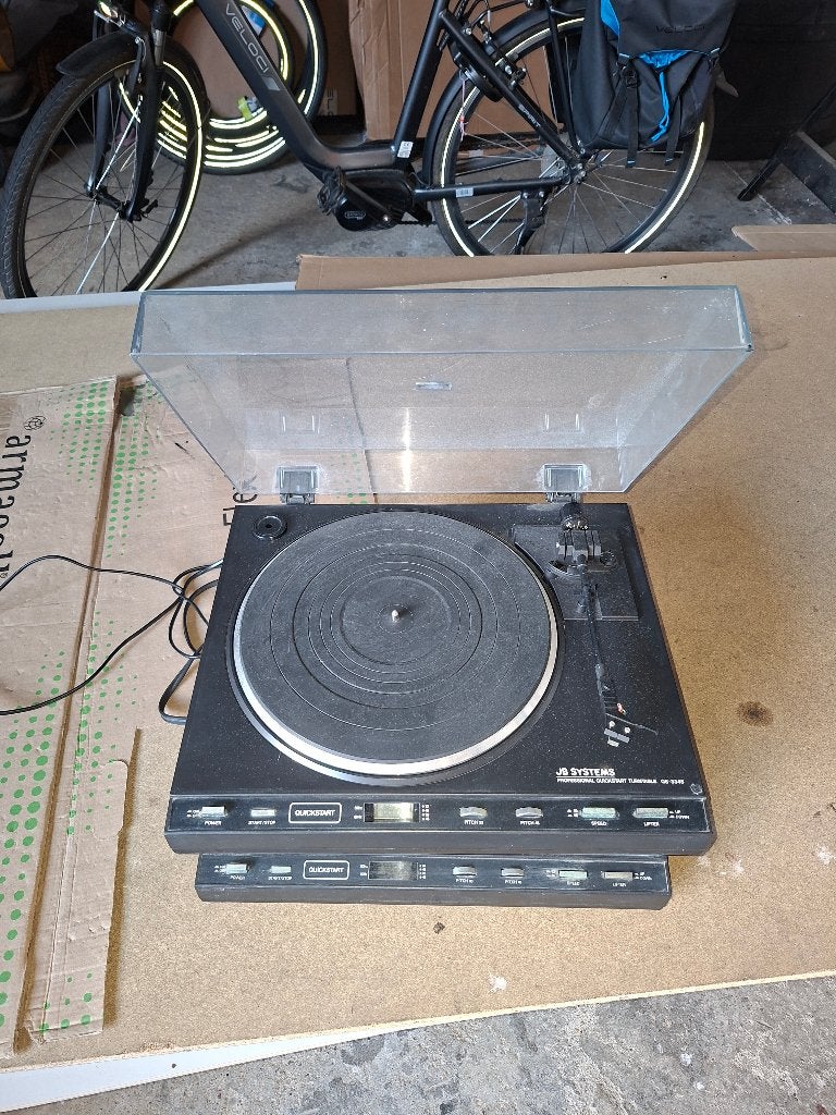 2  Platenspelers JB Systems, TV, Hi-fi & Vidéo, Tourne-disques, Autres marques, Réglage pitch, Tourne-disque, Enlèvement