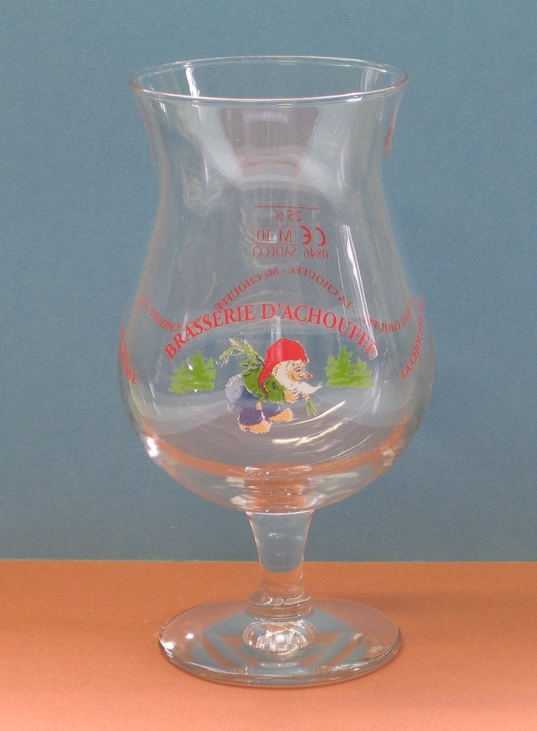 VERRE À BIÈRE LA CHOUFFE 339, Collections, Enlèvement, Utilisé, Verre ou Verres, Autres marques