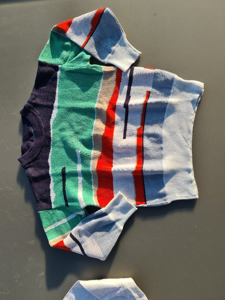 kleurrijke trui, pull met strepen, CKS, 116, Ophalen, Zo goed als nieuw