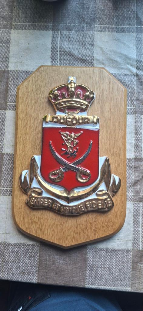 Crest dufour, Verzamelen, Militaria | Algemeen, Ophalen of Verzenden