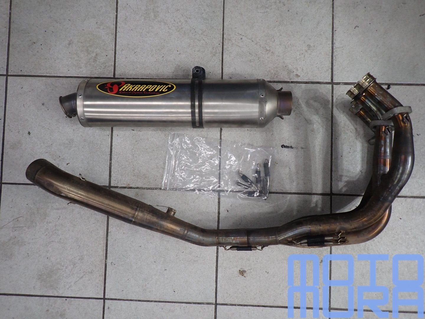 Yamaha R6 2003 - 2005 Akrapovic uitlaatsysteem uitlaat dempe, Motoren, Gebruikt, -, -, Ophalen of Verzenden