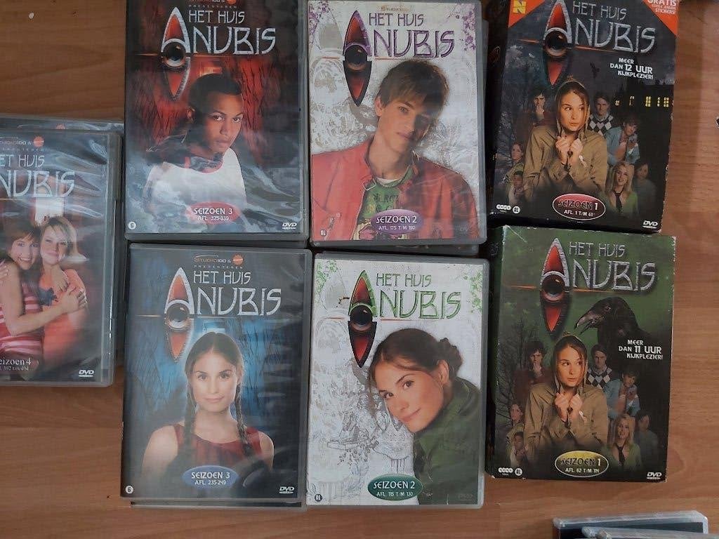 huis van anubis 1 t/m. 4 compleet, Alle leeftijden, Ophalen of Verzenden, Gebruikt, Drama