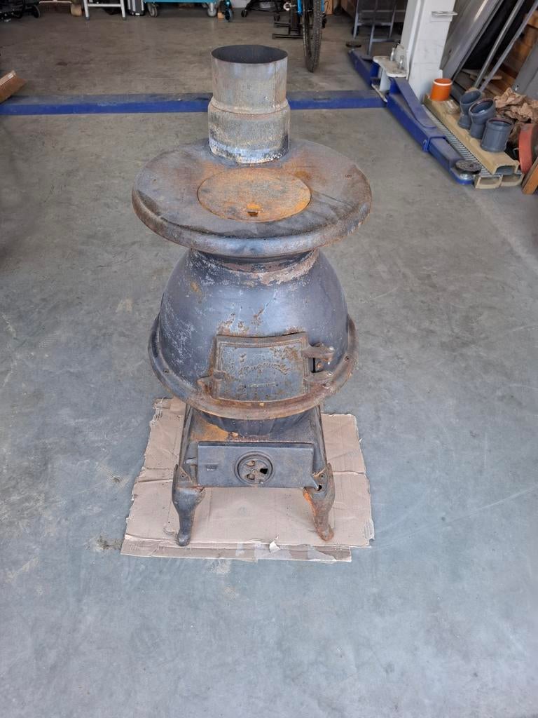 Giztijzeren allesbrander, Ophalen, Allesbrander