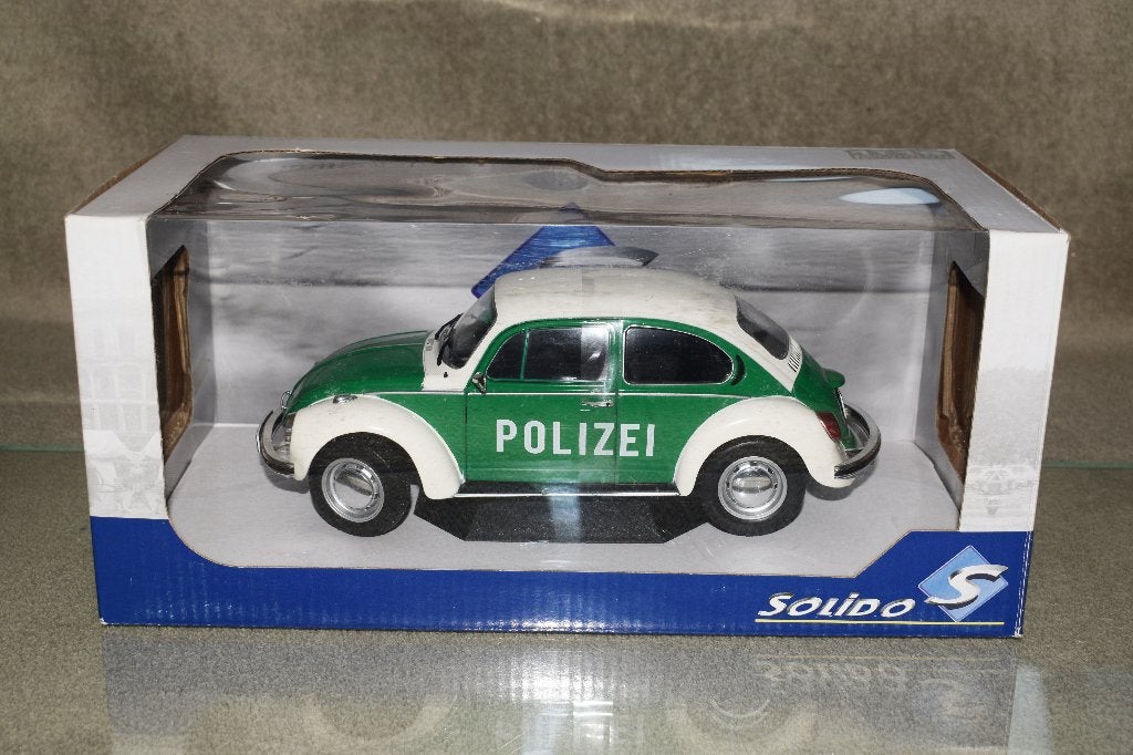 miniature automobile 1:18 neuf solido vw beetle polizei, Enlèvement ou Envoi, Neuf, Solido