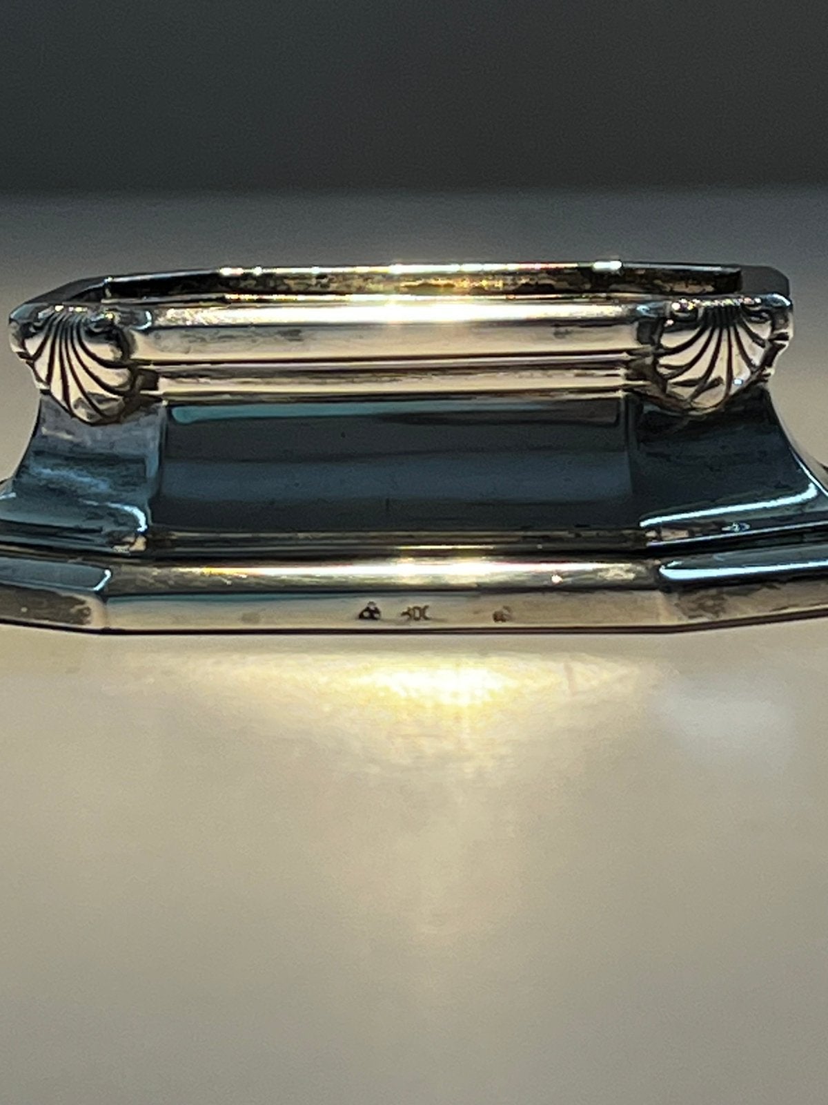 Zoutvat Massief Zilver 800 Wolfers Frères 1892-1942, Ophalen of Verzenden, Zilver