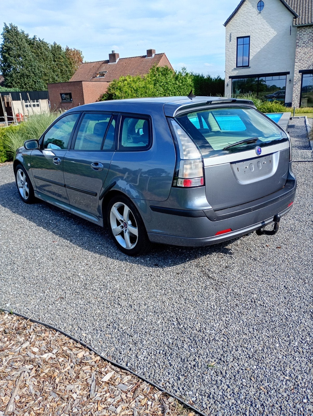 Saab 9-3 ,1.9 d break, 2008 ,169000 km ,full option, Autos, Saab, Cuir, Entreprise, Saab 9-3, Cruise Control