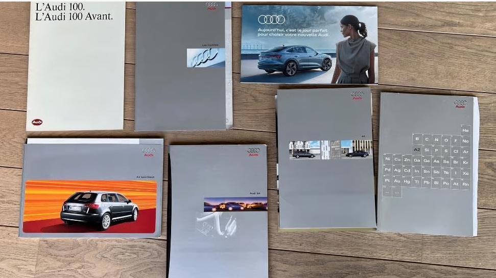 BROCHURES/CATALOGUES AUDI 1987 à 2021, Boeken, Auto's | Folders en Tijdschriften, Zo goed als nieuw, Audi, Ophalen of Verzenden