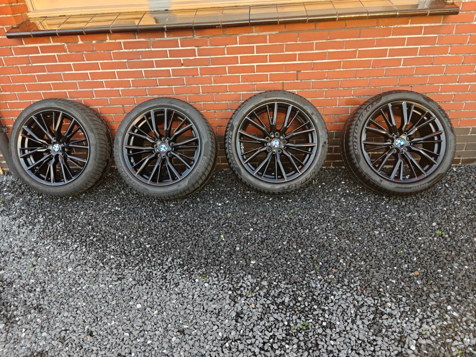Originele BMW 796M 5x112 breedset, Autos : Pièces & Accessoires, Pneus hiver, 18 pouces, Enlèvement, Utilisé