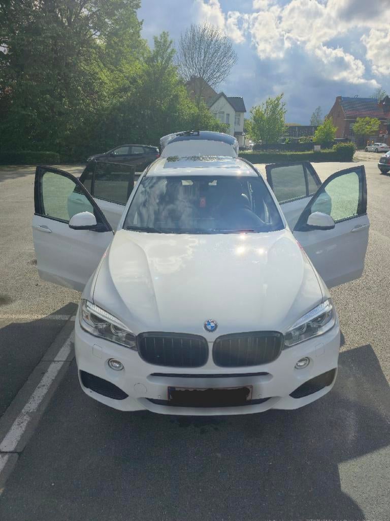 Bmw x5  xDrive25d euro6b, Auto's, BMW, Automaat, 1995 cc, Wit, Leder