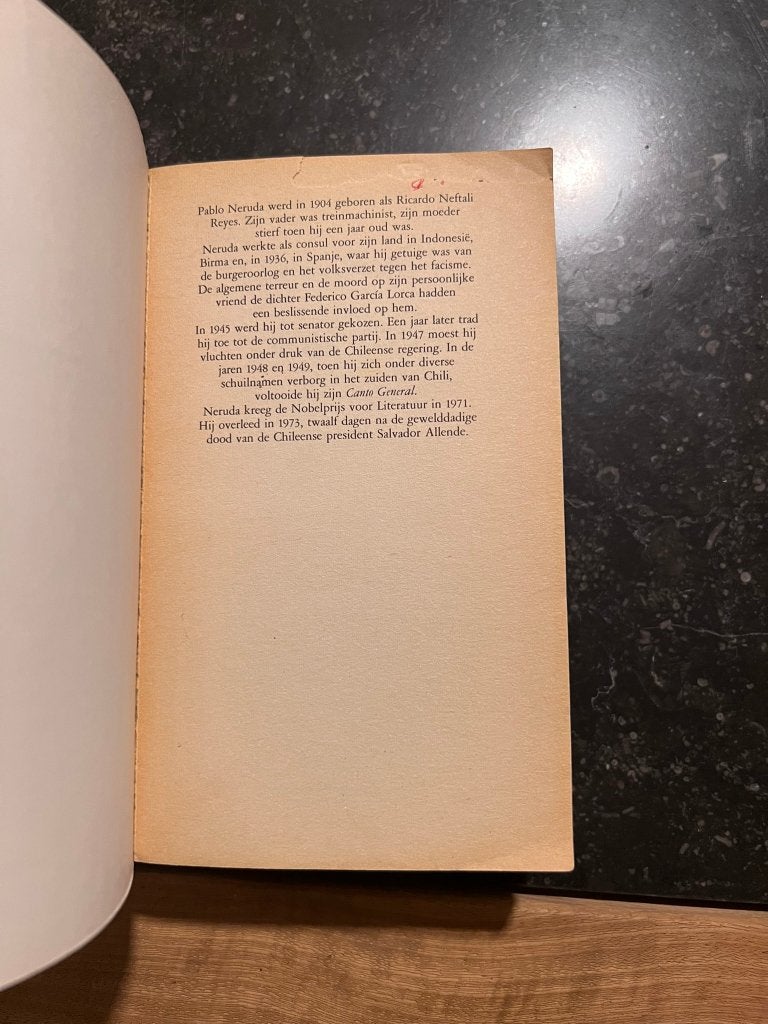 Canto General - Pablo Neruda, Boeken, Ophalen of Verzenden, Gelezen, Pablo Neruda, Eén auteur
