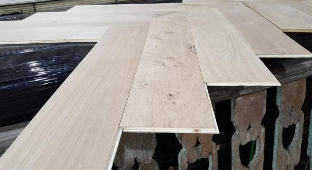 PARQUET À CHEVRONS EN CHÊNE XXL EN SOLDE !, Enlèvement