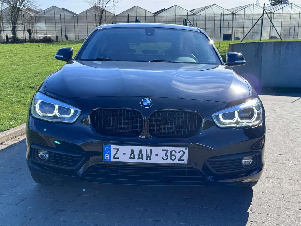 BMW 1 Serie 118 118iA OPF (EU6d-TEMP) (bj 2018, automaat), Auto's, Gebruikt, 1885 kg, 136 pk, Zwart