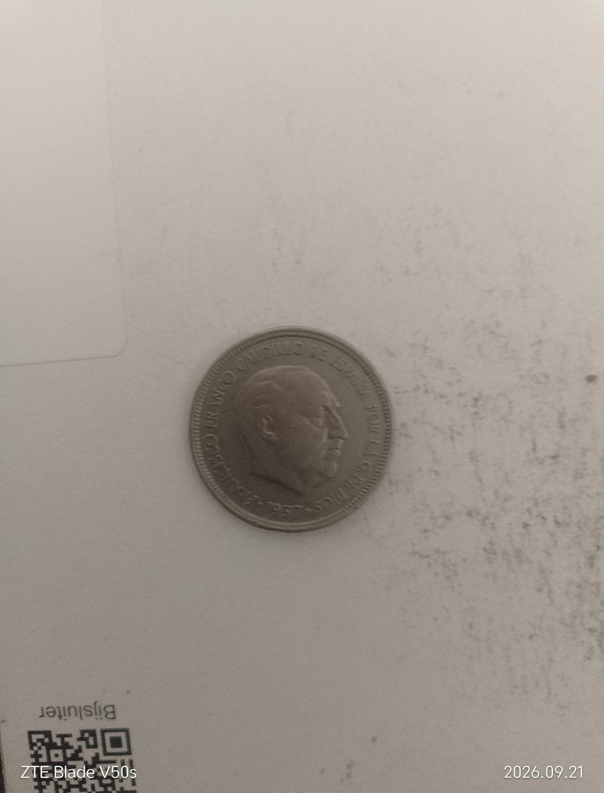 pièce de monnaie, Enlèvement ou Envoi
