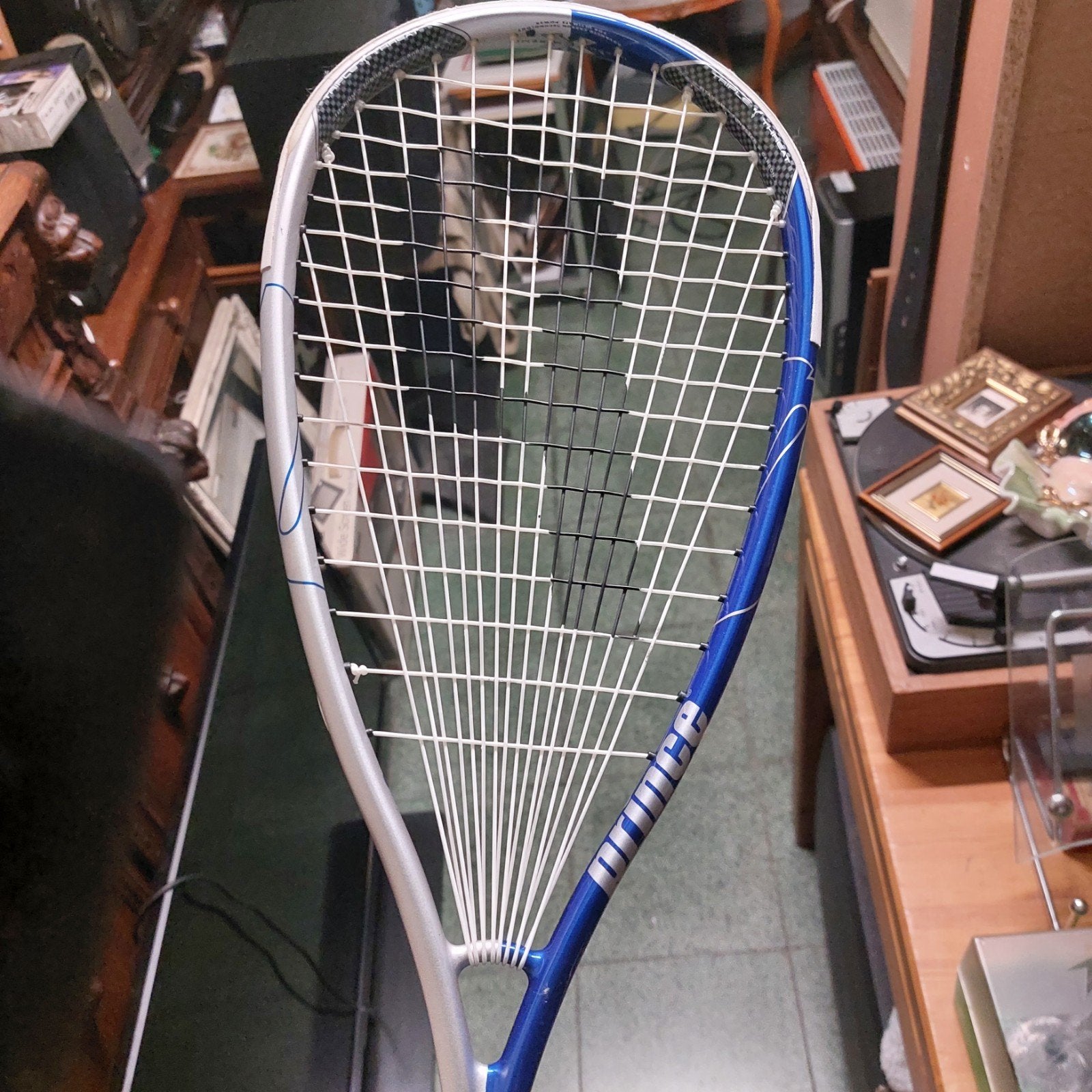 Air vendetta squash raket met opberg zak, Ophalen