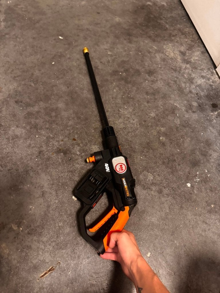 WORX Nitro Hydroshot accu hogedrukreiniger, Ophalen, Worx, Accu, Zo goed als nieuw