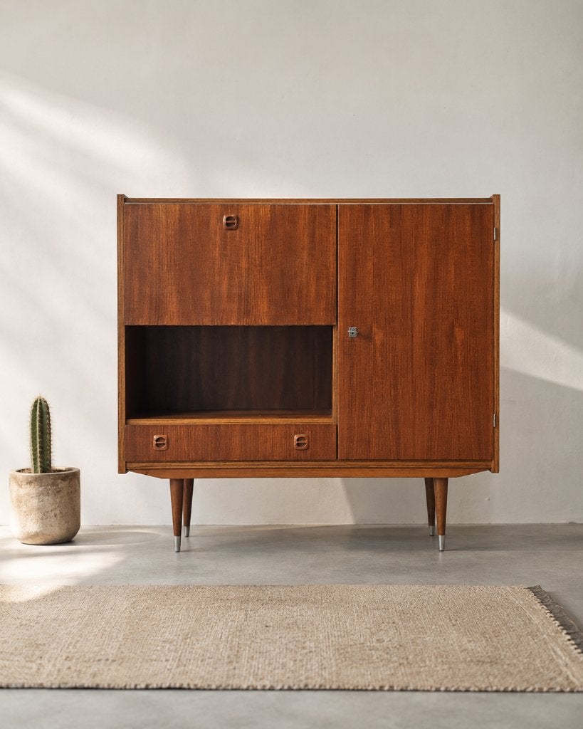 Highboard vintage – bar / secrétaire, Enlèvement
