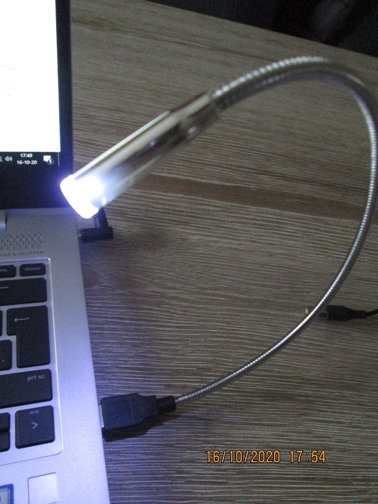 Lampe PC ordinateur orientable à souhait., Informatique & Logiciels, Enlèvement, Neuf