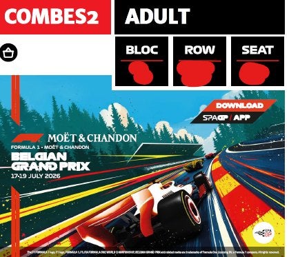 SPA F1 Combes 2 week end, Tickets & Billets, Événements & Festivals, Deux personnes, Plusieurs jours
