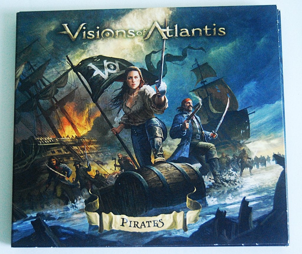 VISIONS OF ATLANTIS - PIRATES, Gebruikt, Power metal, Digipak, Ophalen of Verzenden