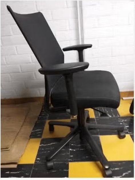 Bureau stoel (Verstelbaar / Gebruikte staat), Maison & Meubles, Chaises, Enlèvement, Utilisé, Gris, Métal