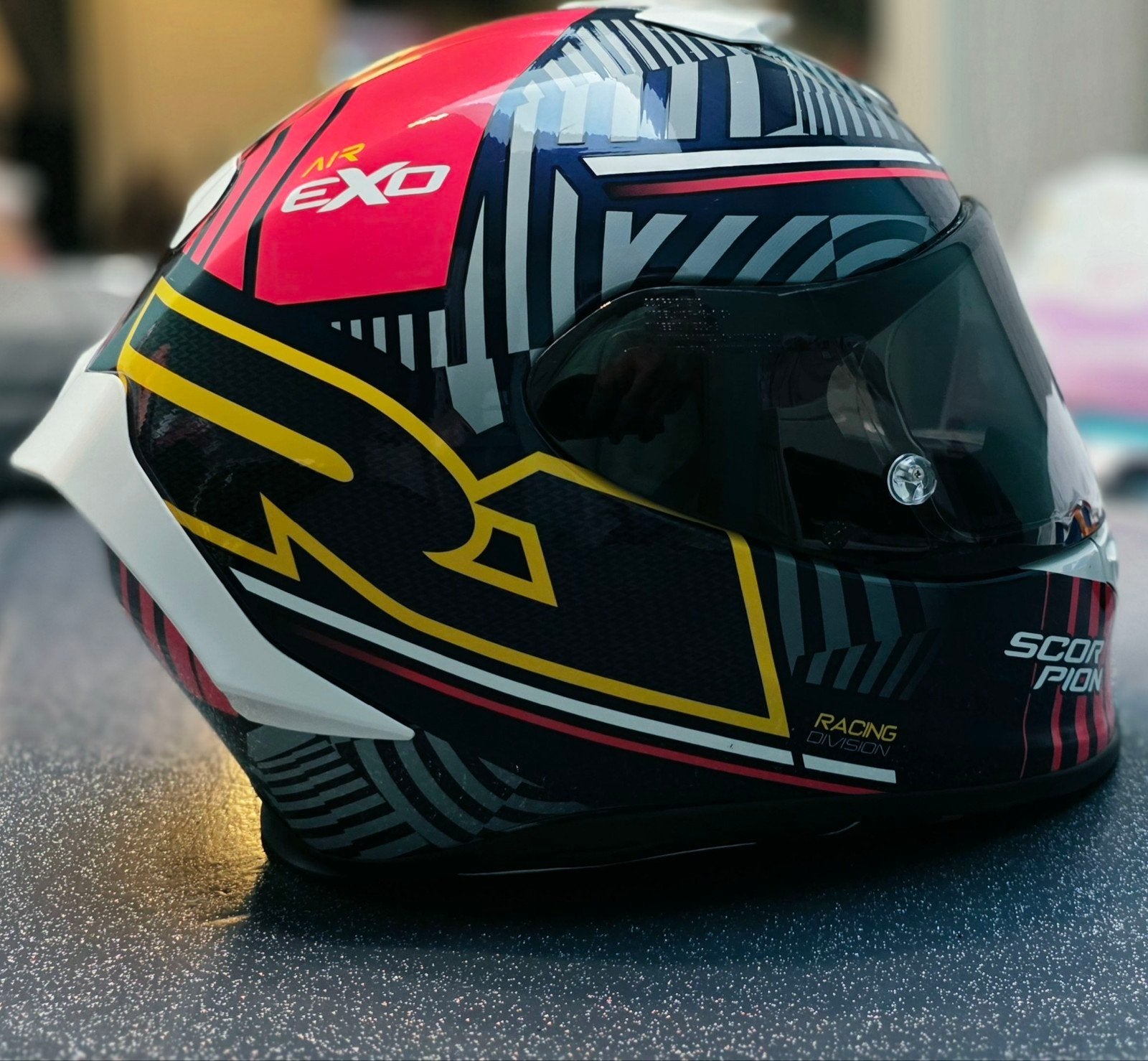 casque scorpion EXO R1 evo AIR T XL, Motos, XL