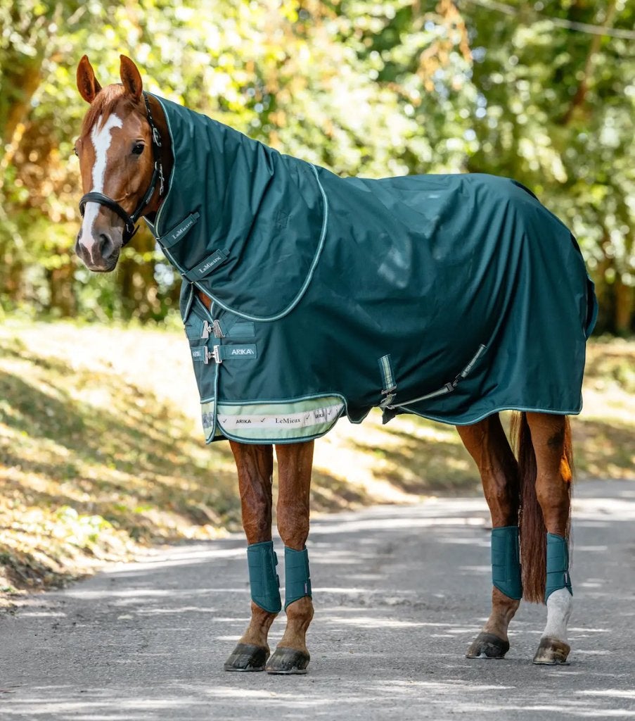 LeMieux Arika Ripstop Regendeken 50g Jungle 185+190+195 SALE, Animaux & Accessoires, Couverture de pluie, Enlèvement ou Envoi