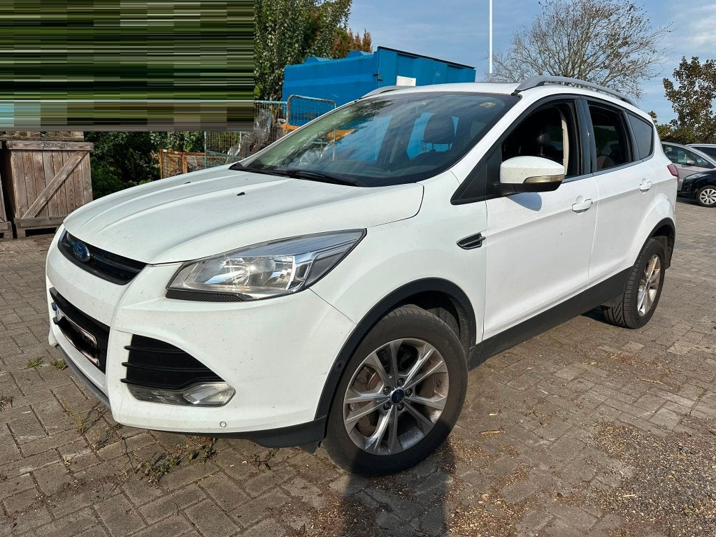 Ford Kuga 2.0Diesel Manual/Leder/Navi Euro6b 2015, Auto's, Ford, Voorwielaandrijving, 1995 cc, Wit, Leder