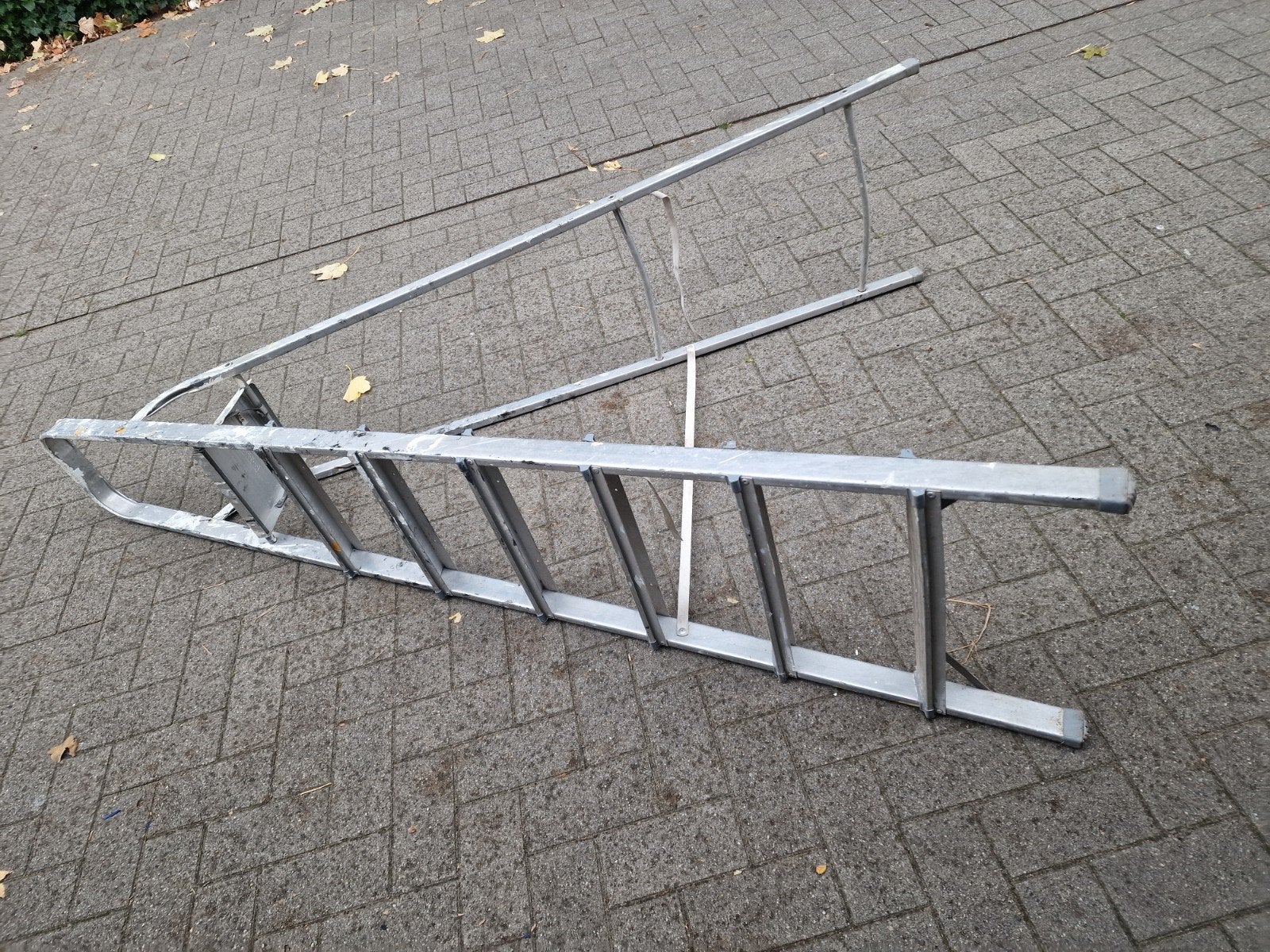 ladder aluminium, Doe-het-zelf en Bouw, Ladders en Trappen, Ophalen, Ladder
