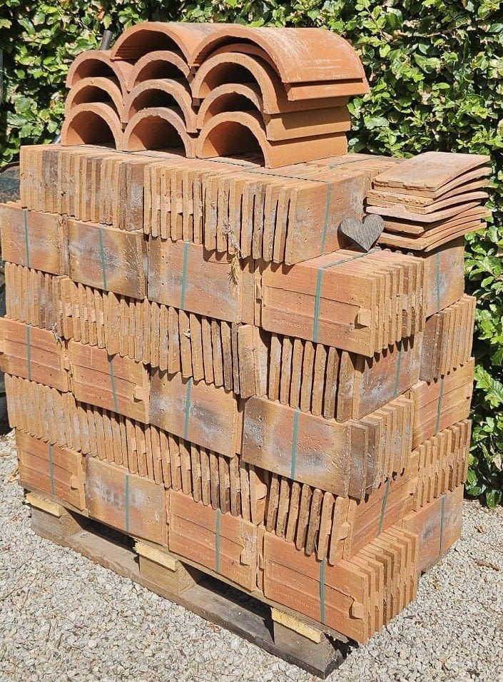 Set dakpannen Aleonard Patrimoine 16x27cm, Doe-het-zelf en Bouw, Dakpannen en Dakbedekking, Ophalen, 10 tot 15 m², Steen of Klei