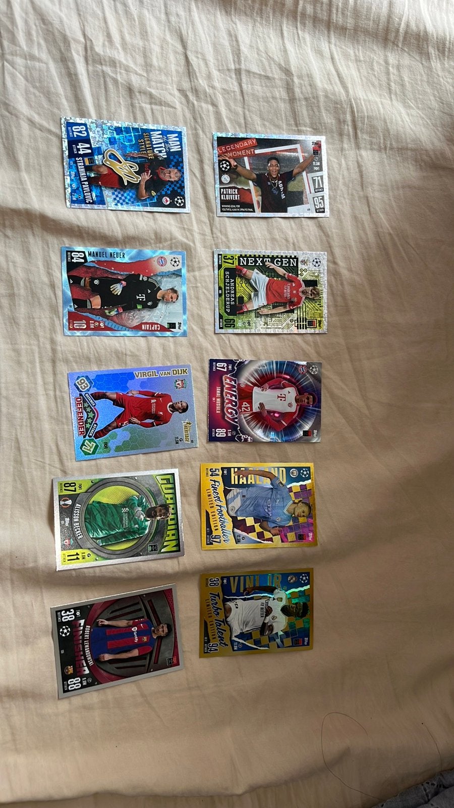 Topps cards, Enlèvement ou Envoi, Neuf, Plusieurs cartes