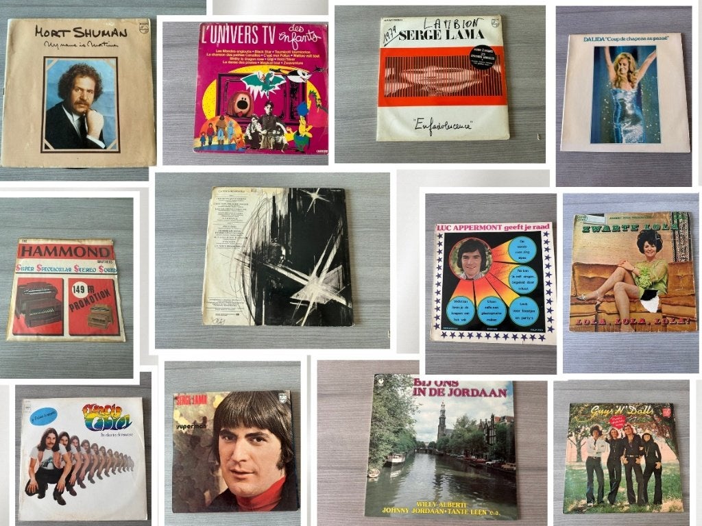 +/-250 vynil platen, Cd's en Dvd's, Ophalen, Gebruikt, 12 inch, LP