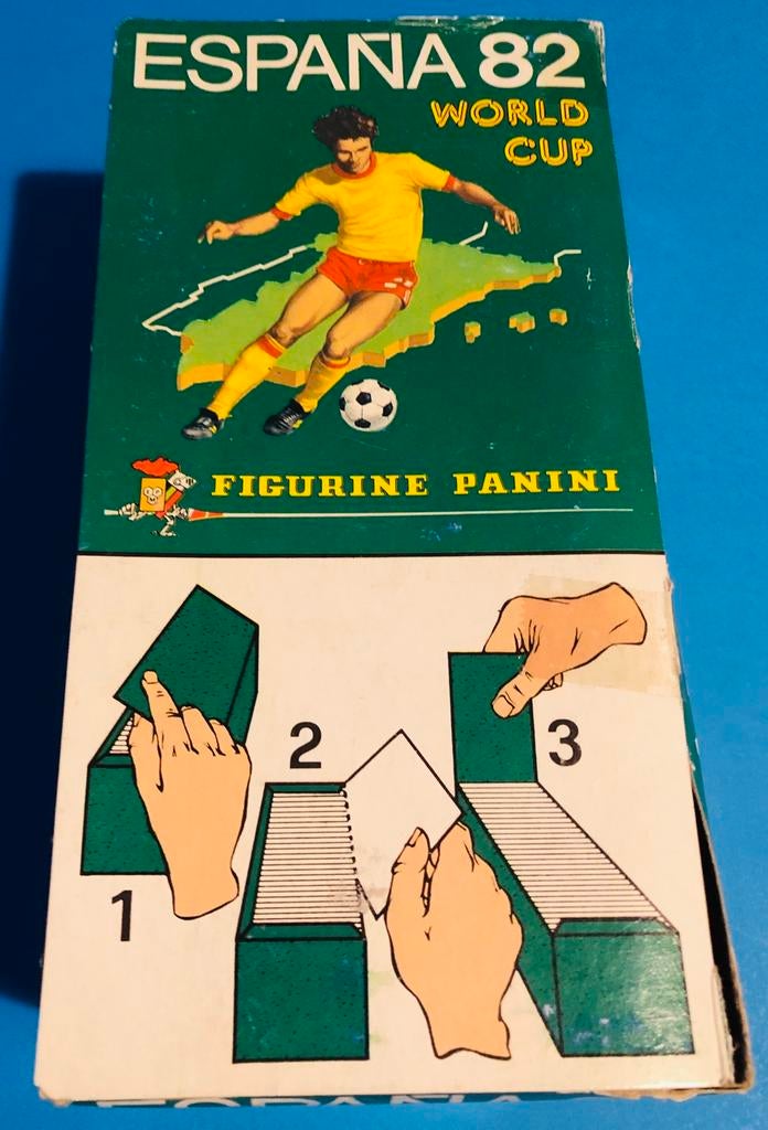 Lege Panini World Cup Spanje 82 doos (origineel), Verzenden, Nieuw, Sticker