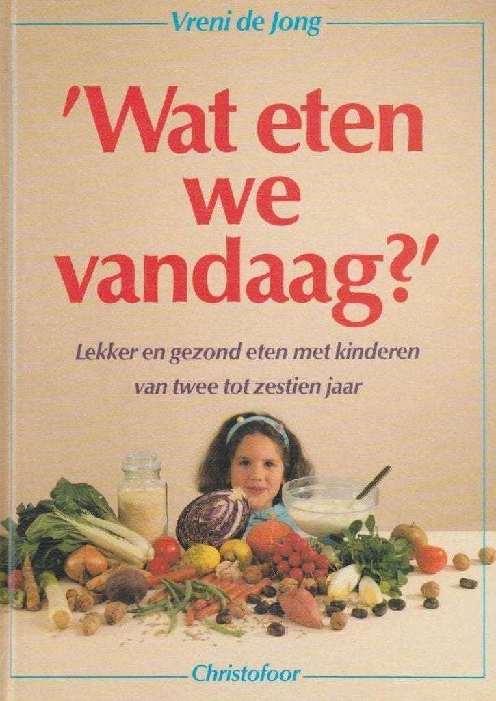 boek: gezond lekker eten+ Wat eten we vandaag?/Vreni De Jong, Boeken, Gezondheid, Dieet en Voeding, Ophalen of Verzenden, Zo goed als nieuw