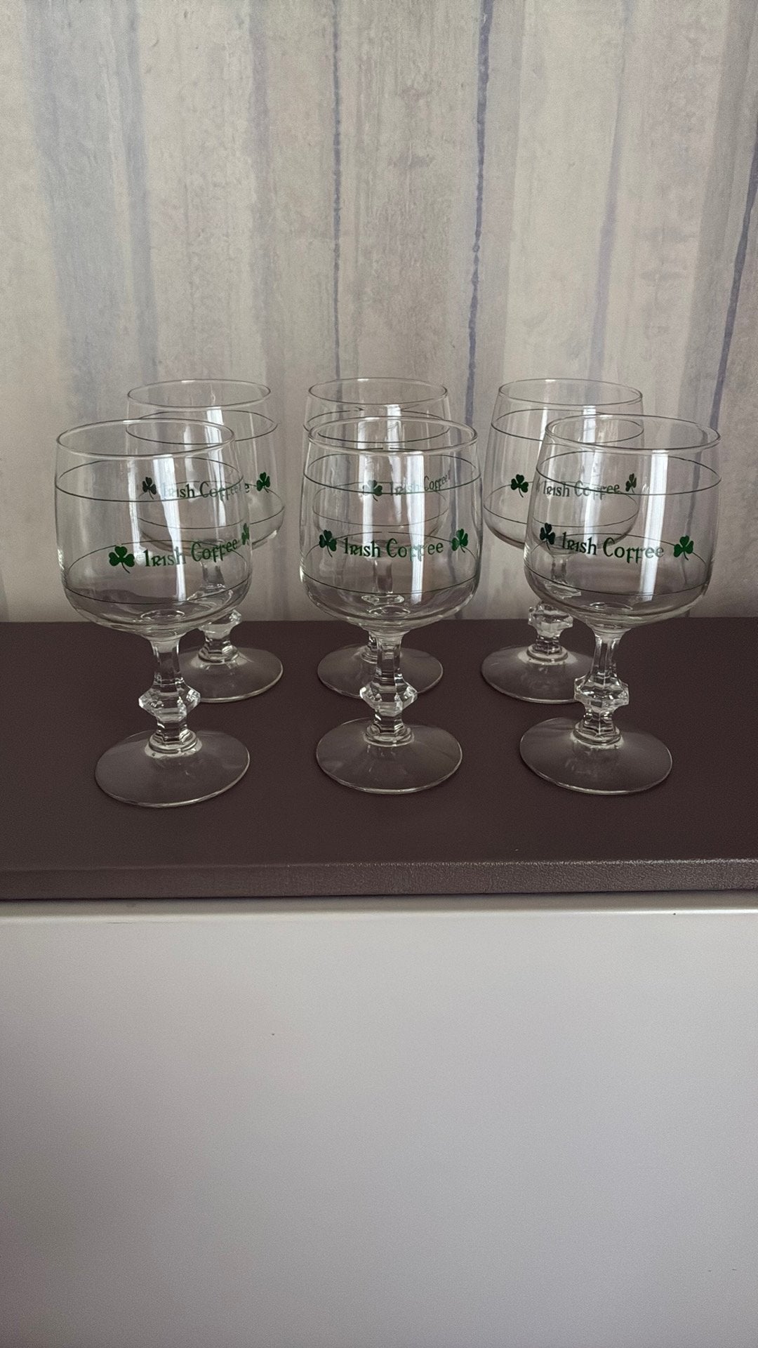 Set van 6 Irish Coffee glazen, Ophalen, Zo goed als nieuw