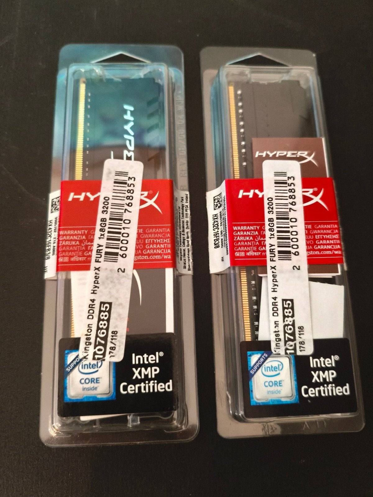 Kingston HyperX Fury DDR4 2x8 3200Mhz RAM, Computers en Software, RAM geheugen, Ophalen, Gebruikt, DDR4, Desktop