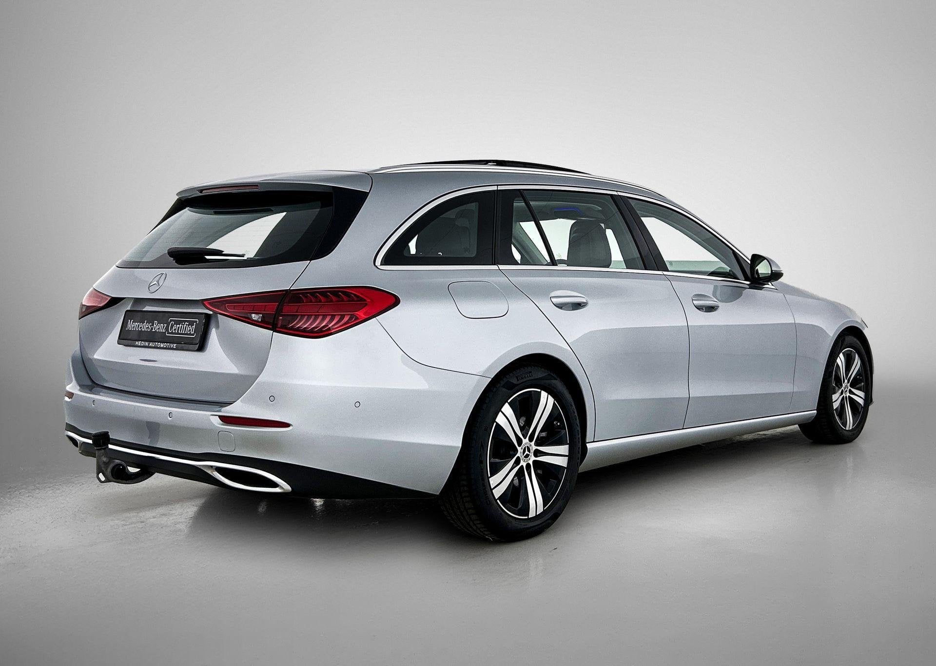 Mercedes-Benz C-Klasse 200 D Break Luxury Line | Panoramisch, Auto's, Automaat, Zwart, 4 cilinders, 127 g/km