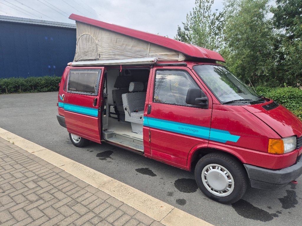Vw t4 Carthago campervan van 92, Caravanes & Camping, Camping-cars, Réfrigérateur, Jusqu'à 5, Siège standard, Boîte manuelle