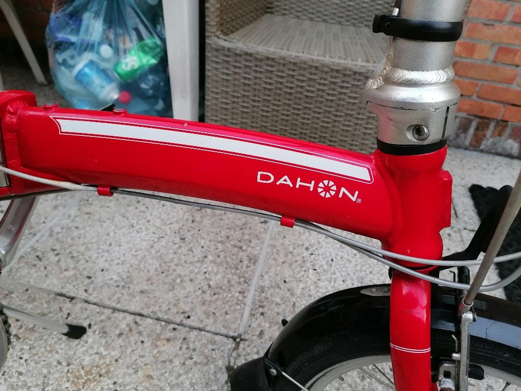 Plooifiets, Fietsen en Brommers, Fietsen | Vouwfietsen, Ophalen, Gebruikt, 16 tot 18 inch, Versnellingen