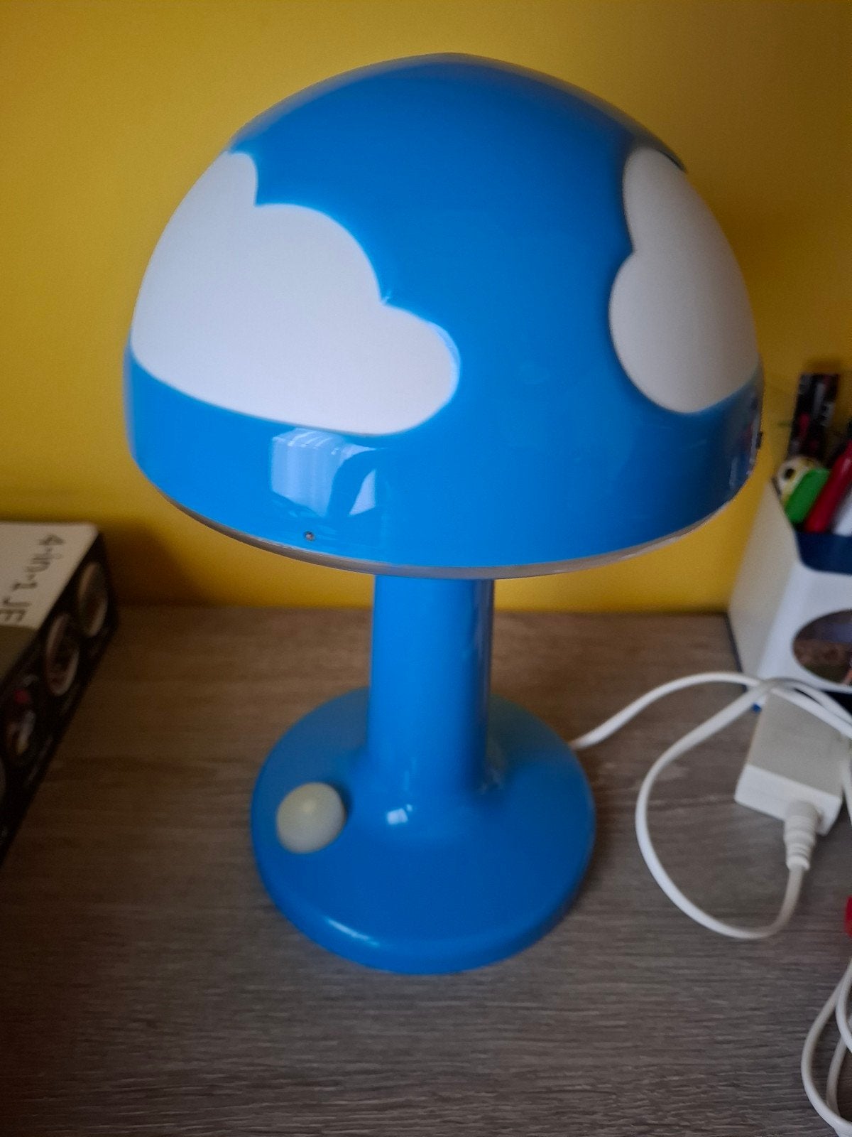 Nachtlamp kinderkamer, Kinderen en Baby's, Ophalen, Gebruikt, Blauw, IKEA
