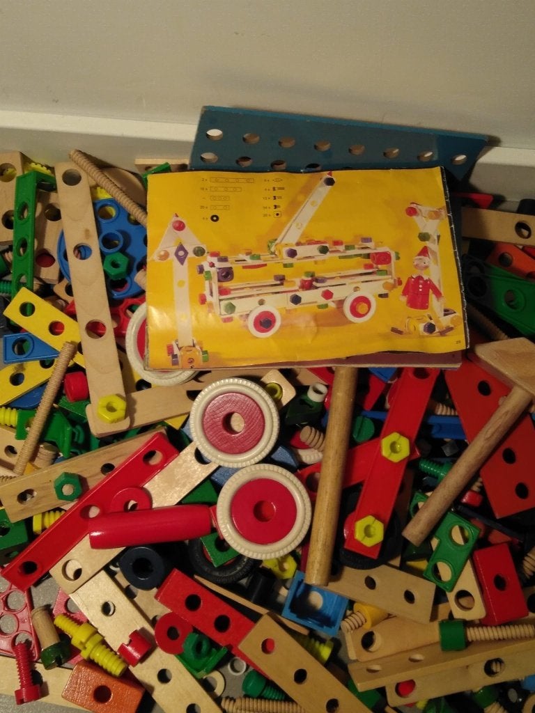 Houten Constructiespeelgoed / Meccano (bv Heros/Eichhorn), Kinderen en Baby's, Ophalen of Verzenden, Gebruikt, Overige typen